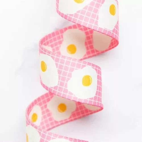 1 1/2 " Webbing - Pink Fried Egg