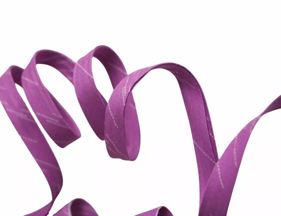 1/2" Double Fold Bias Purple Rain