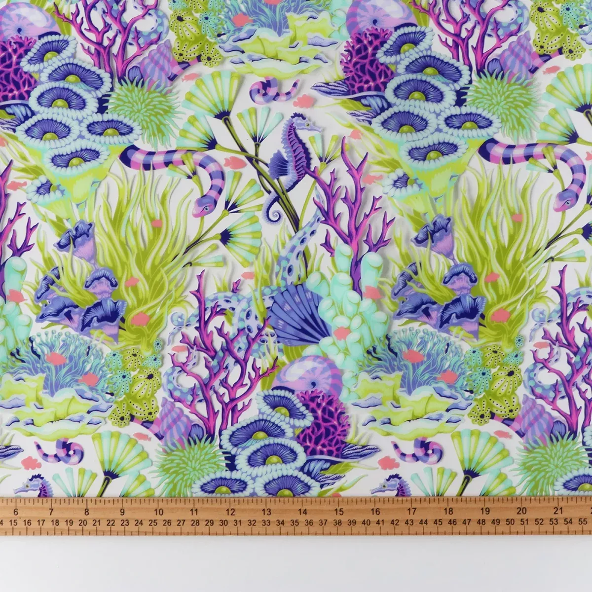 1/2 Yard Floral Reef Vinyl