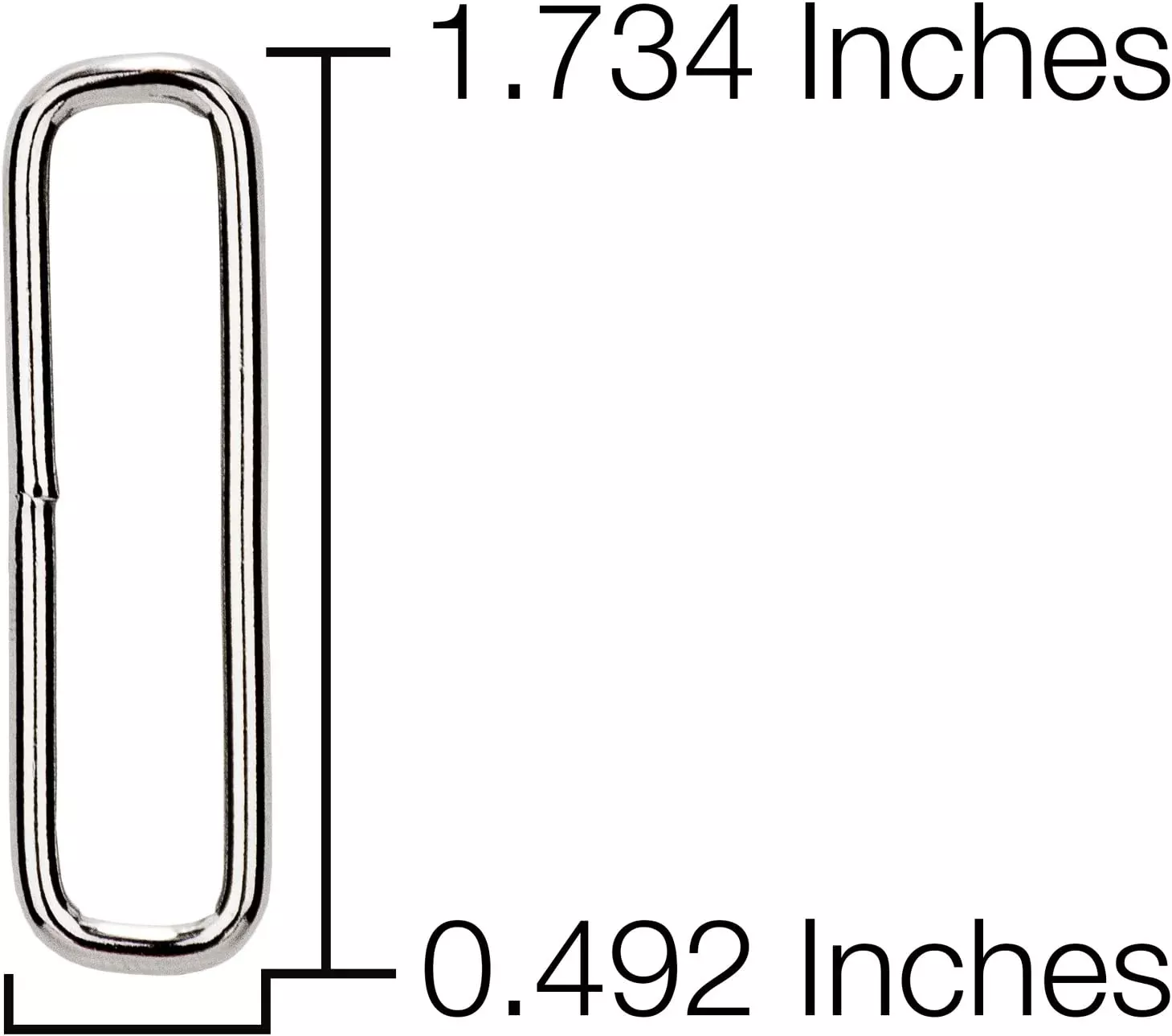 1½" RECTANGLE Rings SET OF 4 Perfect For ByAnnie Patterns