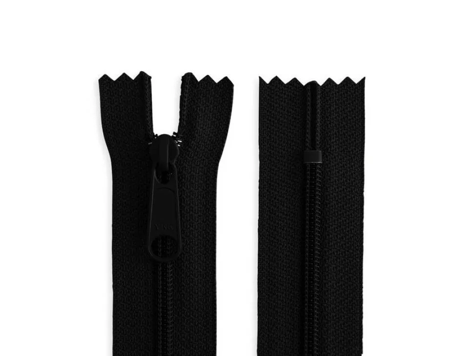 10" Bag & Purse Zipper Black