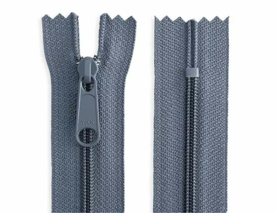 10" Bag & Purse Zipper Galena Grey
