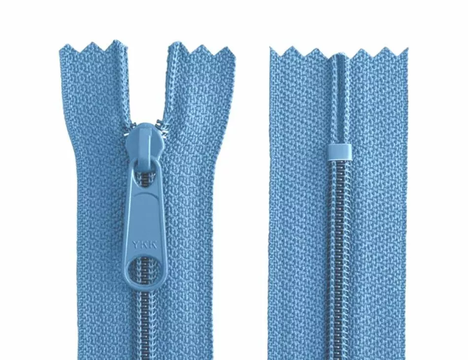 10" Bag & Purse Zipper River Blue