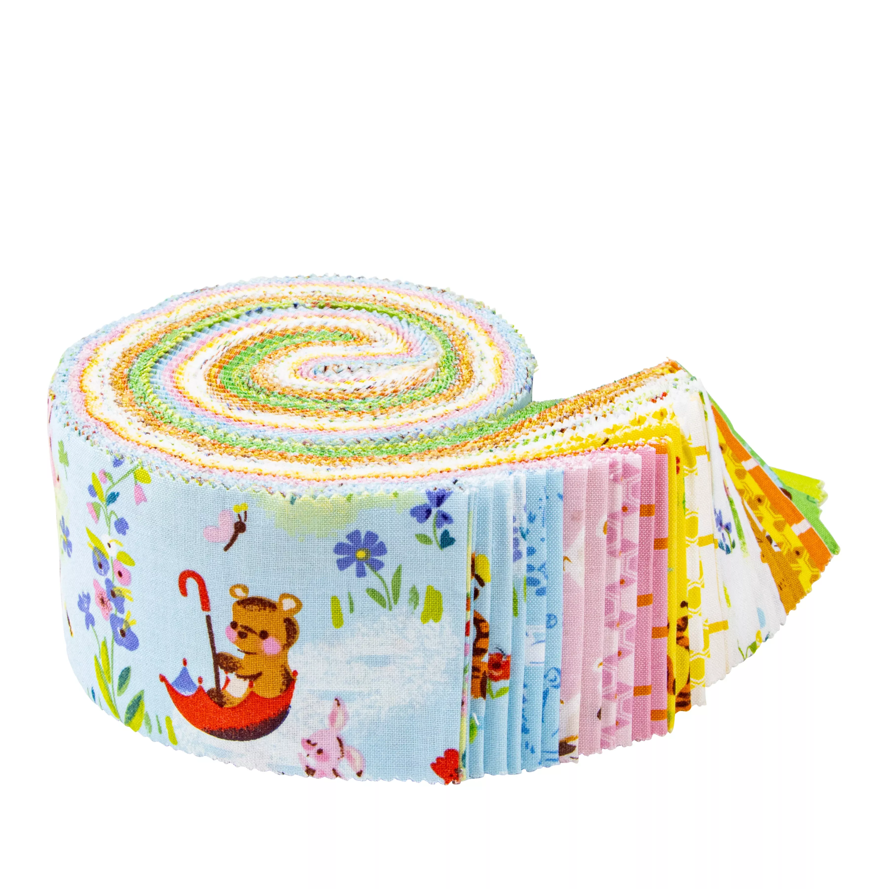 100 Aker Woods | 2.5" Strip Roll by Jill Howarth for Riley Blake | 40 pcs