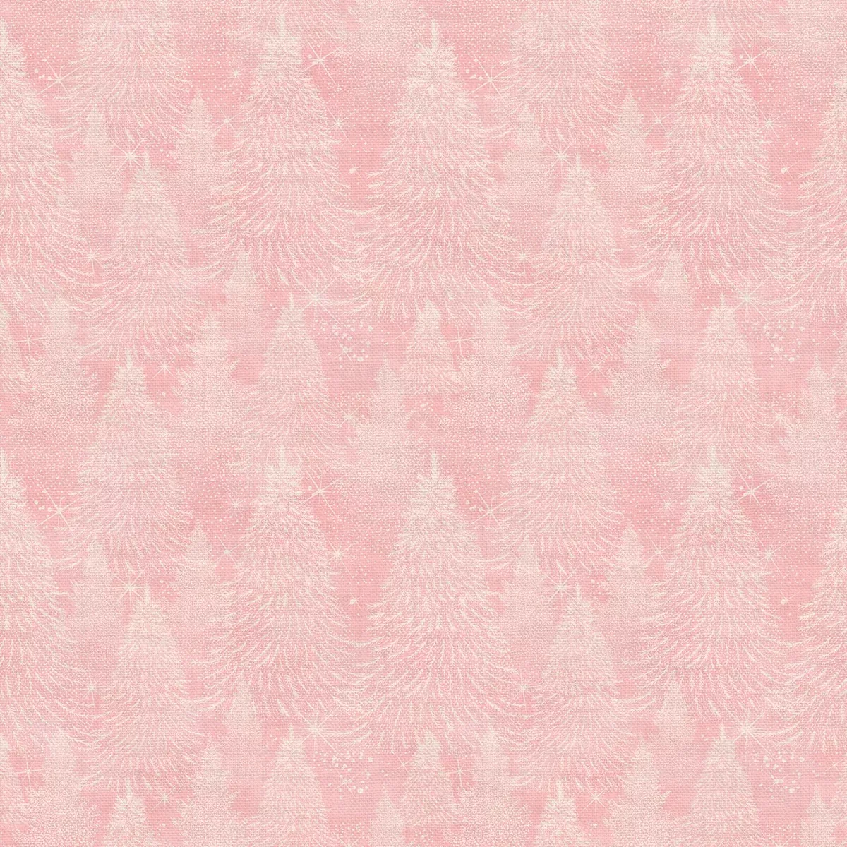 108" Wide Backing - Holiday Hues Trees Pink