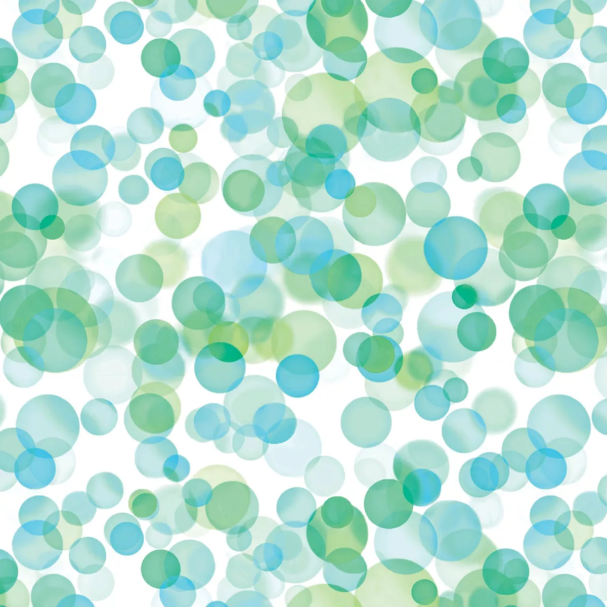 108" Wide Backing Ocean Bubbles