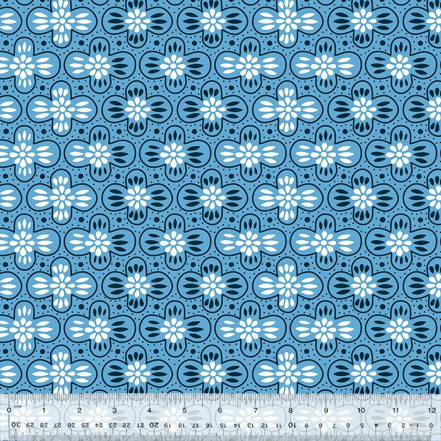 108" Wide Backing - Pretty Things Cottage Stripe