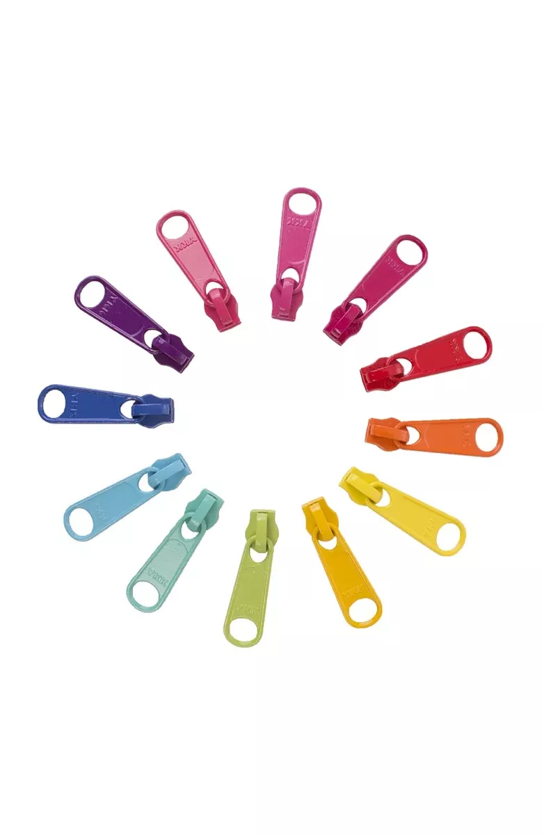 12 Zipper Pulls - Bright