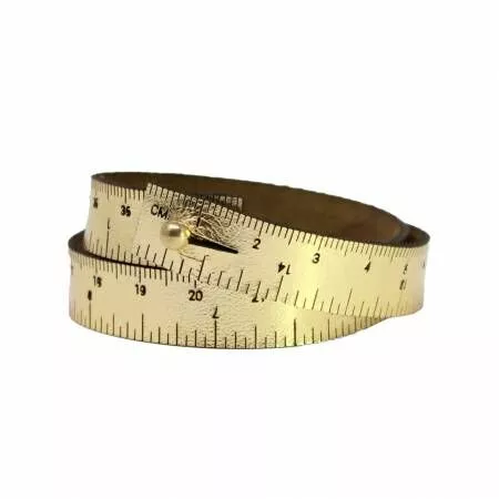 15 in. Gold Wrist Ruler