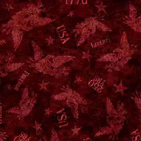 1776 - Garnet Tonal American Eagle