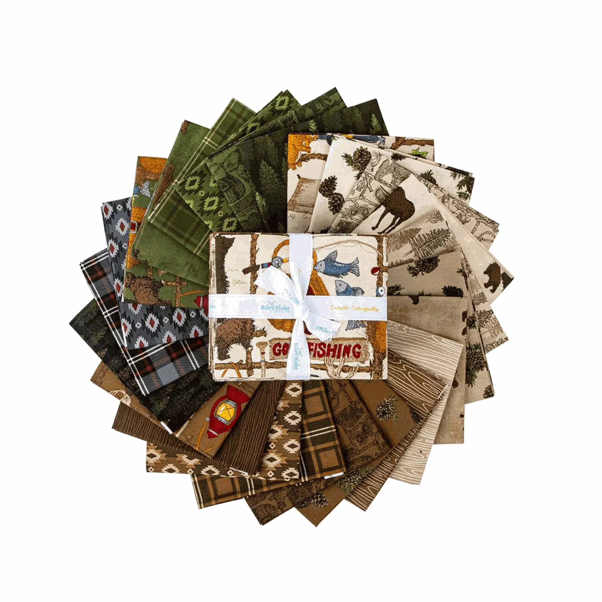 (24 Pieces) Pine Grove Fat-Quarter Bundle by the RBD Designers for Riley Blake Designs