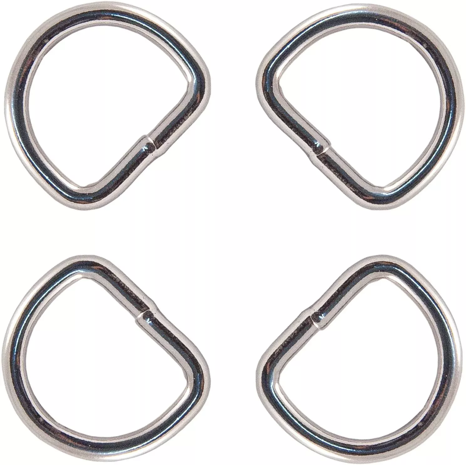 3/4" Inch D-Rings SET OF 4 Perfect For ByAnnie Patterns