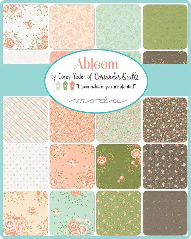 (39 Pieces) Abloom 1/2 Bundle by Corey Yoder of Coriander Quilts for Moda Fabrics