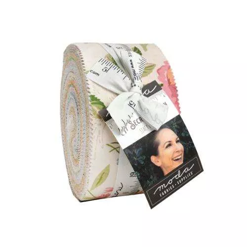 (40) My Secret Garden Jelly Roll 20980JR by Stacy Iest Hsu for Moda Fabrics
