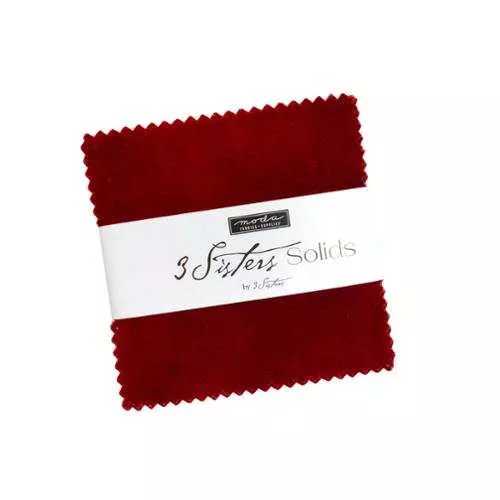 (42) 3 Sisters Solids Charm Pack 44019PP by 3 Sisters for Moda Fabrics
