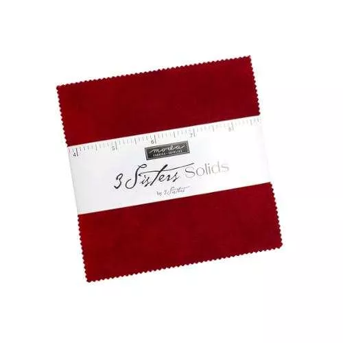 (42) 3 Sisters Solids Mini Charm 44019MC by 3 Sisters for Moda Fabrics