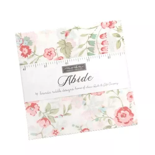 (42) Abide Charm Pack 18790PP by Brenda Riddle Designs for Moda Fabrics.