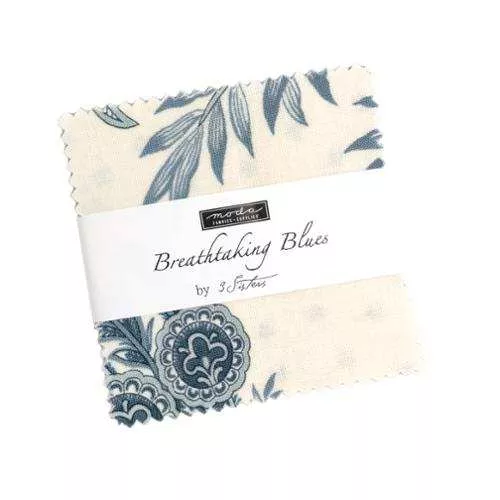 (42) Breathtaking Blues Charm Pack 44400PP by 3 Sisters for Moda Fabrics