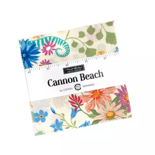 (42) Cannon Beach Charm Pack 11970PP by Crystal Manning for Moda Fabrics.