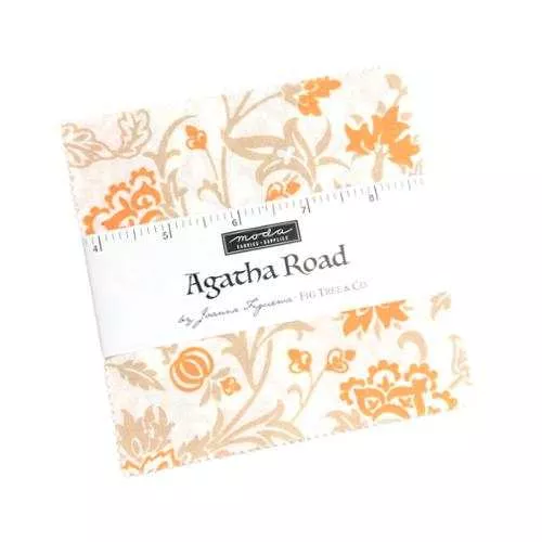 (42 Pieces) Agatha Road Charm Pack 35410PP by Fig Tree Co, for Moda Fabrics