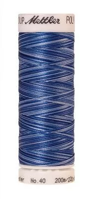 *4820-9929//NAUTICAL BLUES//POLYSHEEN VARIGATED MULTI//218 YARDS//40 WEIGHT//METTLER