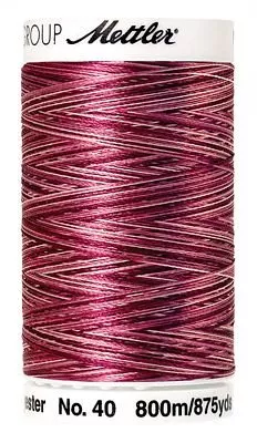 *4880-9922//CRANBERRY FROST//POLYSHEEN VARIGATED MULTI//100% POLYESTER//875 YARDS//40 WEIGHT//METTLER