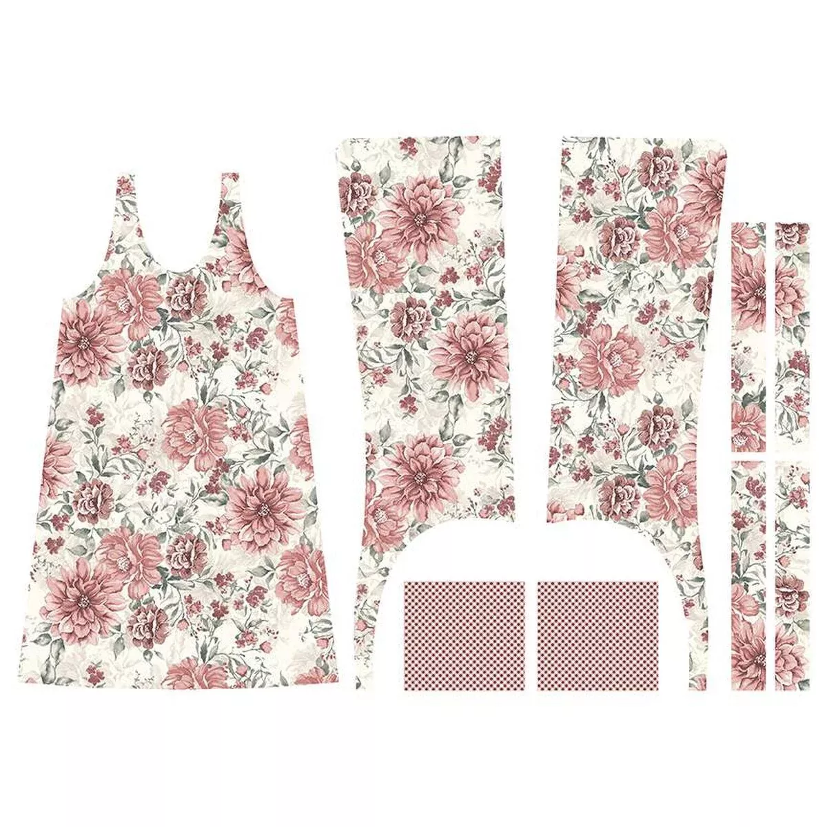 56" x 72" Apron Panel - A Walk on the Prairie Cream