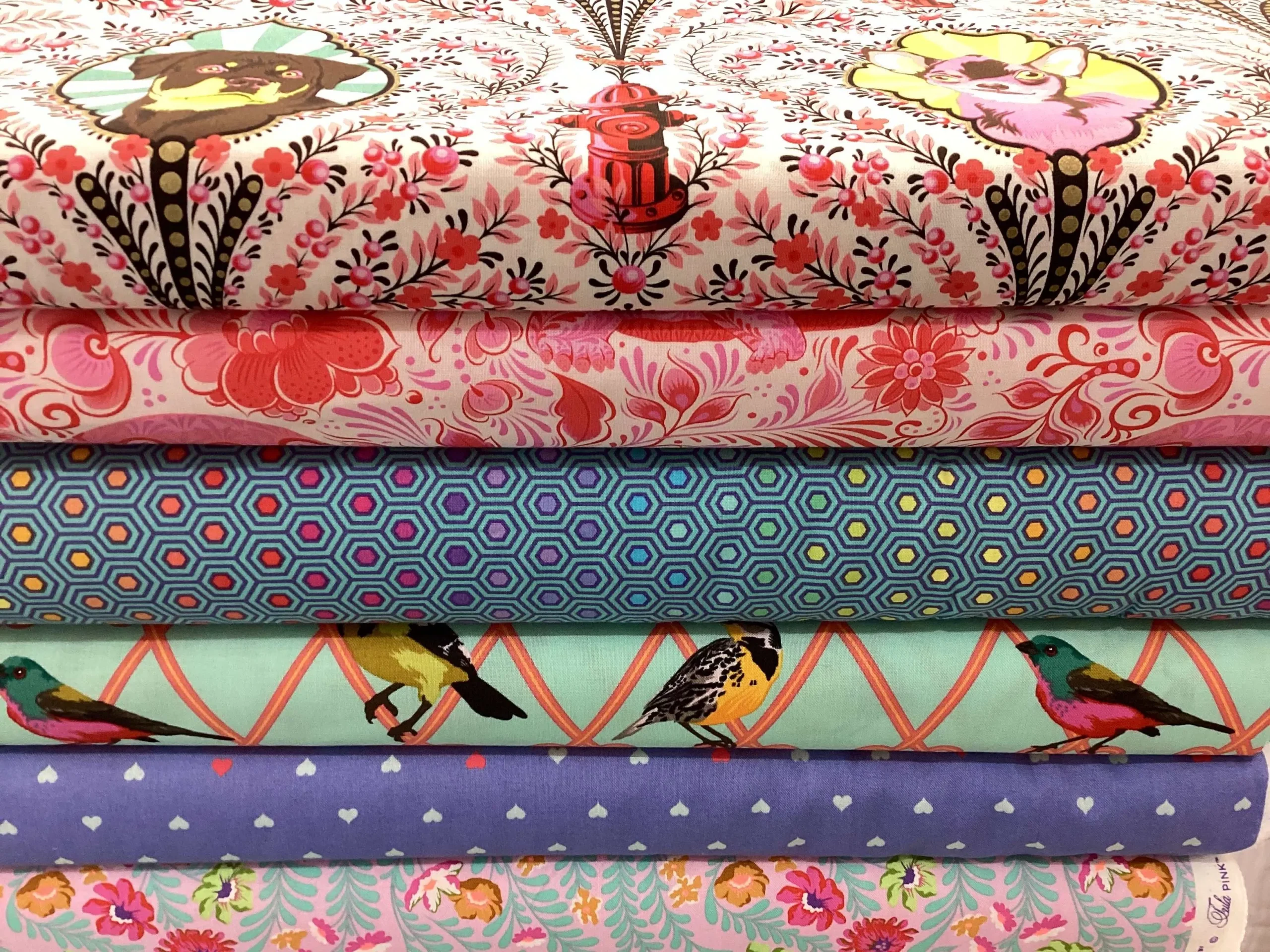 (6) Half Yard Bundle Kit HYBK-8 with FREE PATTERN