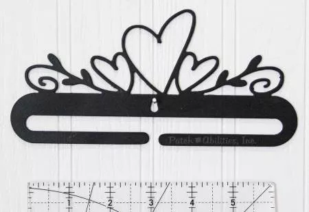 6" Triple Hearts Hanger