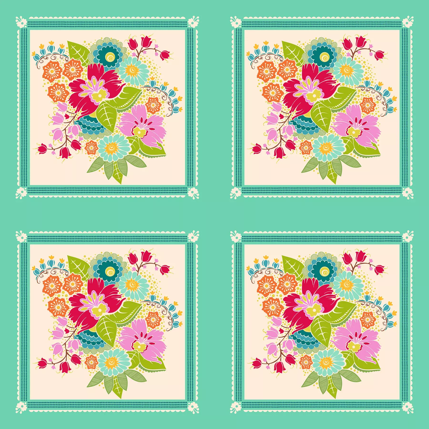 Allegory | Square Dance - Bright by Anna Maria for Anna Maria Textiles | AMT144-64C