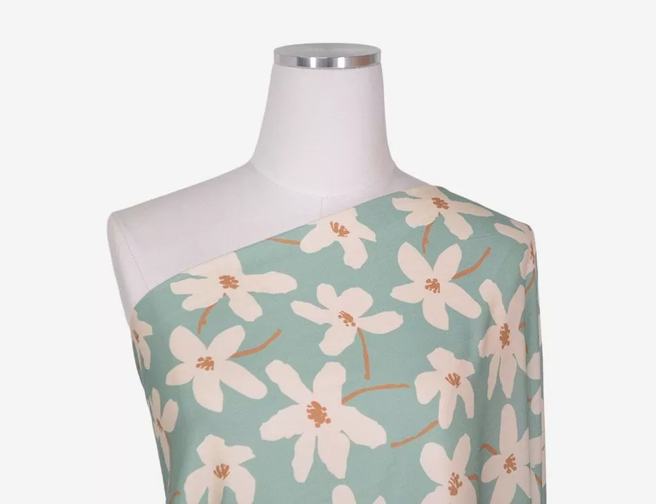 Alma Floral Viscose Twill