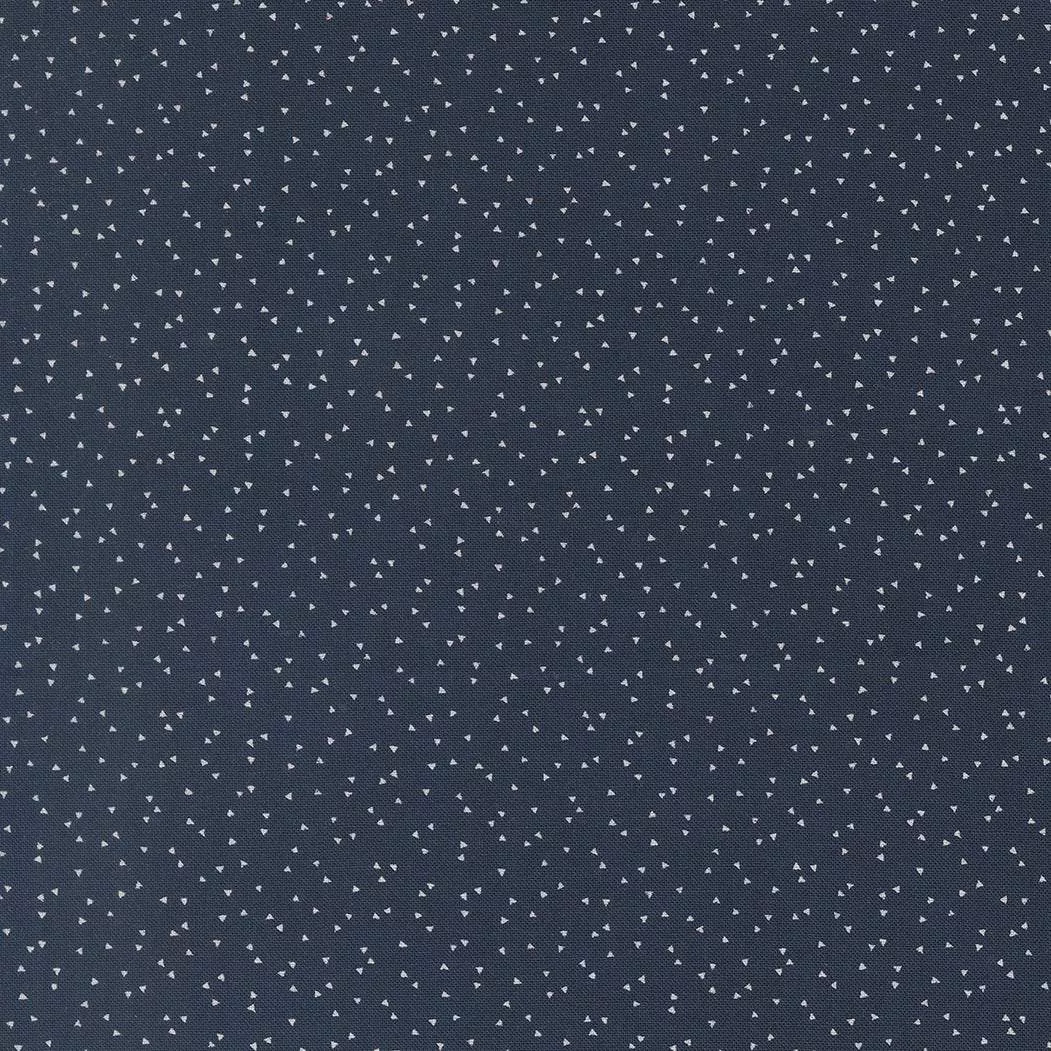 American Gatherings III Confetti Blender Navy 49325 16 by Primitive Gatherings for Moda Fabrics. Sold in 1/2 Yard Increments