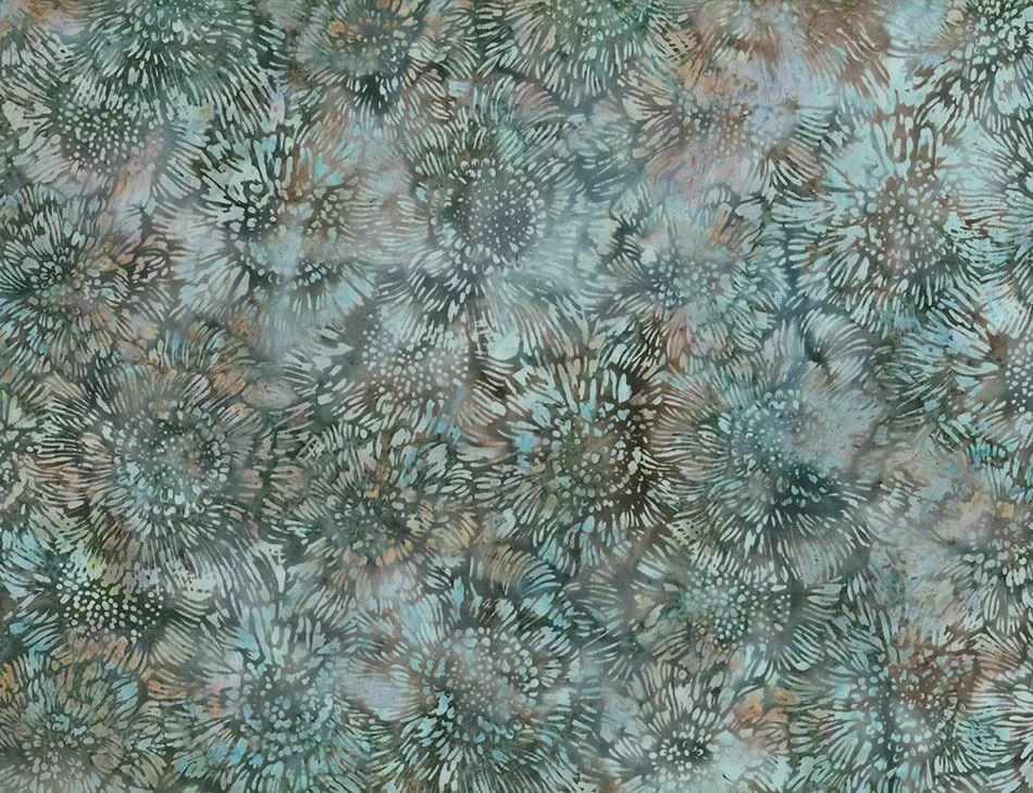 Anemone Flowers Batik River Rock