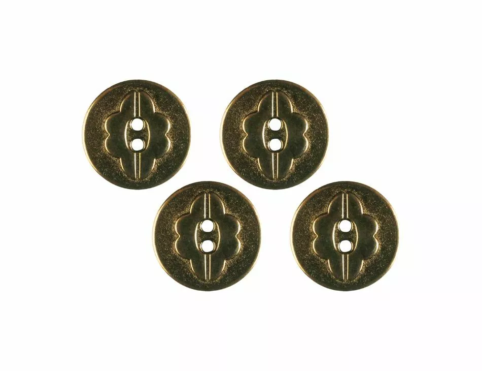 Antique Brass Decorative Buttons 14mm