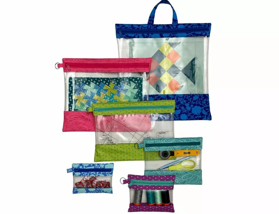 Around the Bobbin Clearly Organized Bags