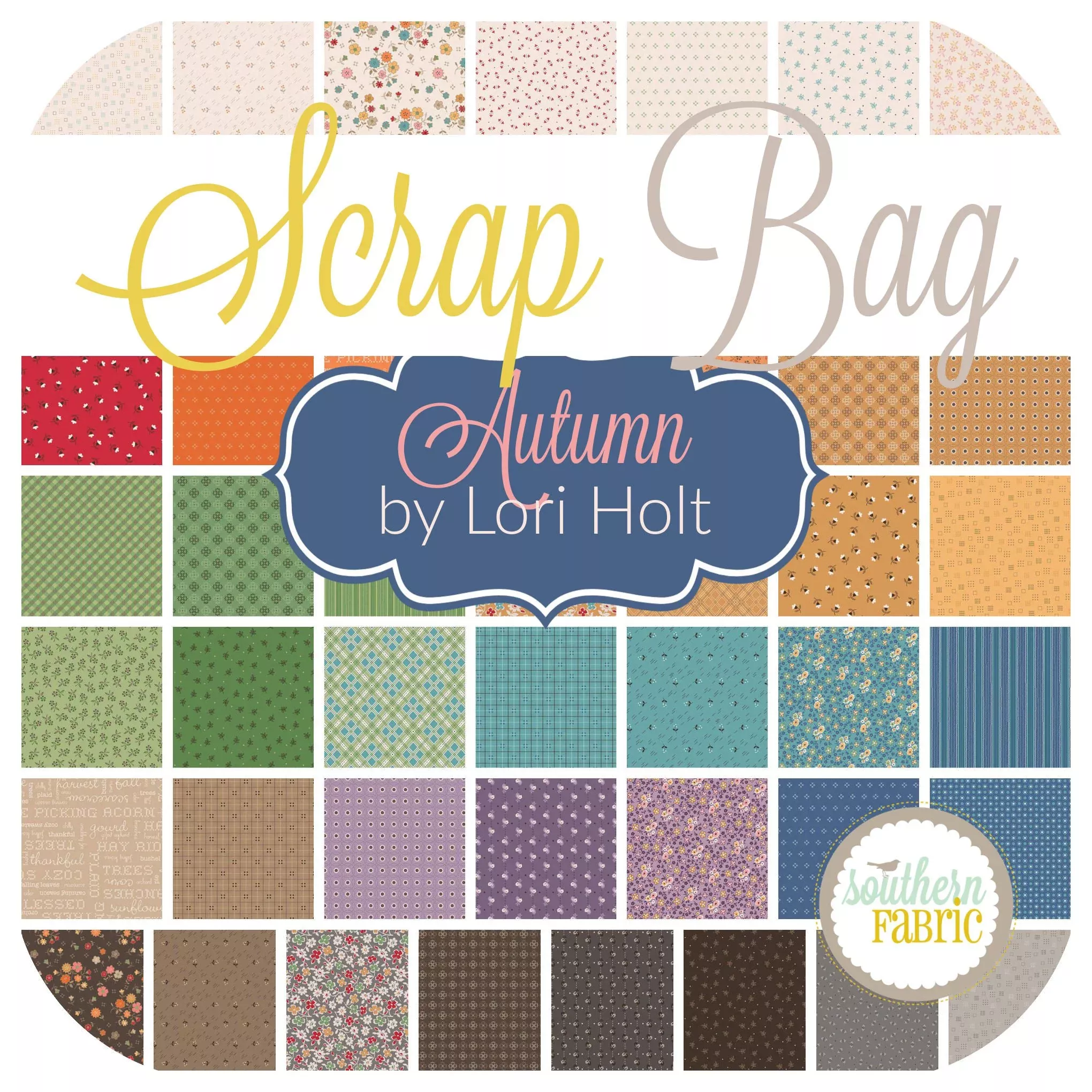 Autumn - Scrap Bag (approx 2 yards) by Lori Holt for Riley Blake