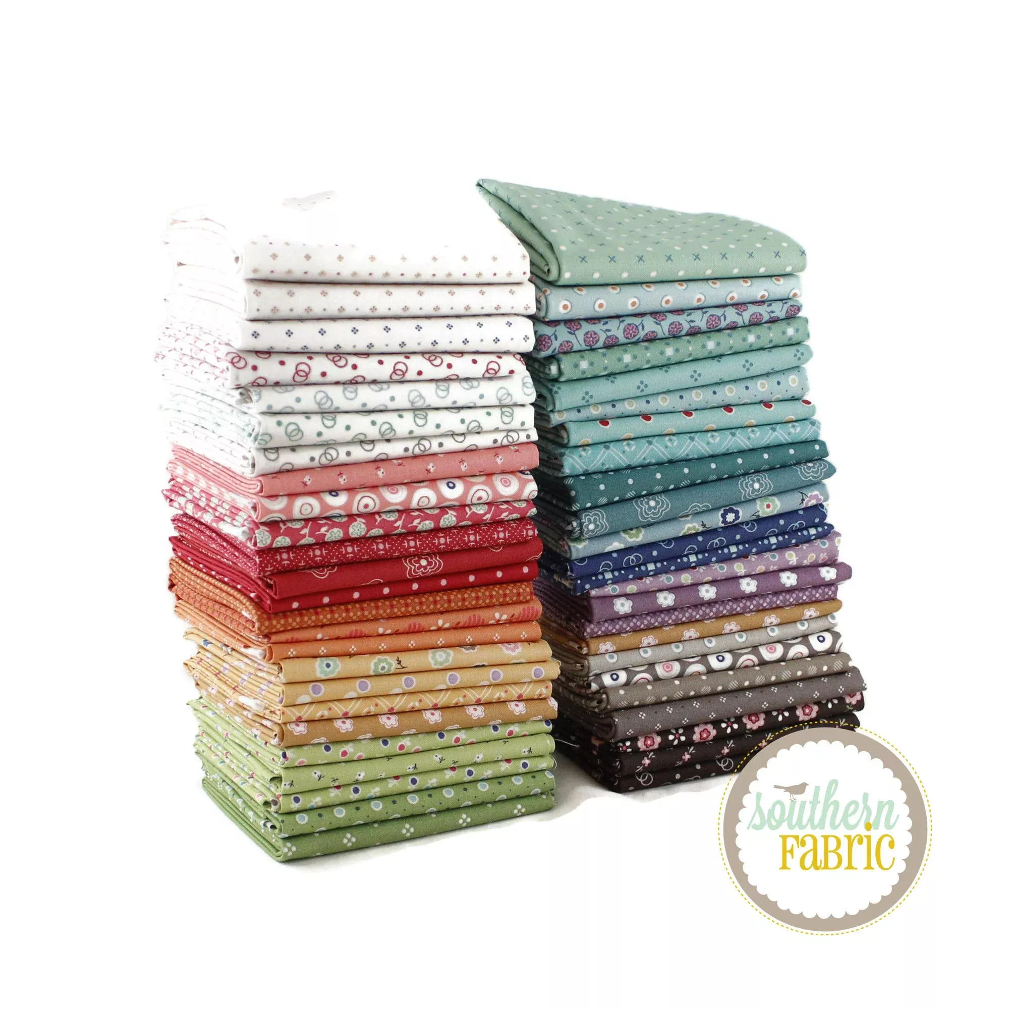 Bee Dots - Fat Quarter Bundle (Lori Holt - Riley Blake) 48 pcs