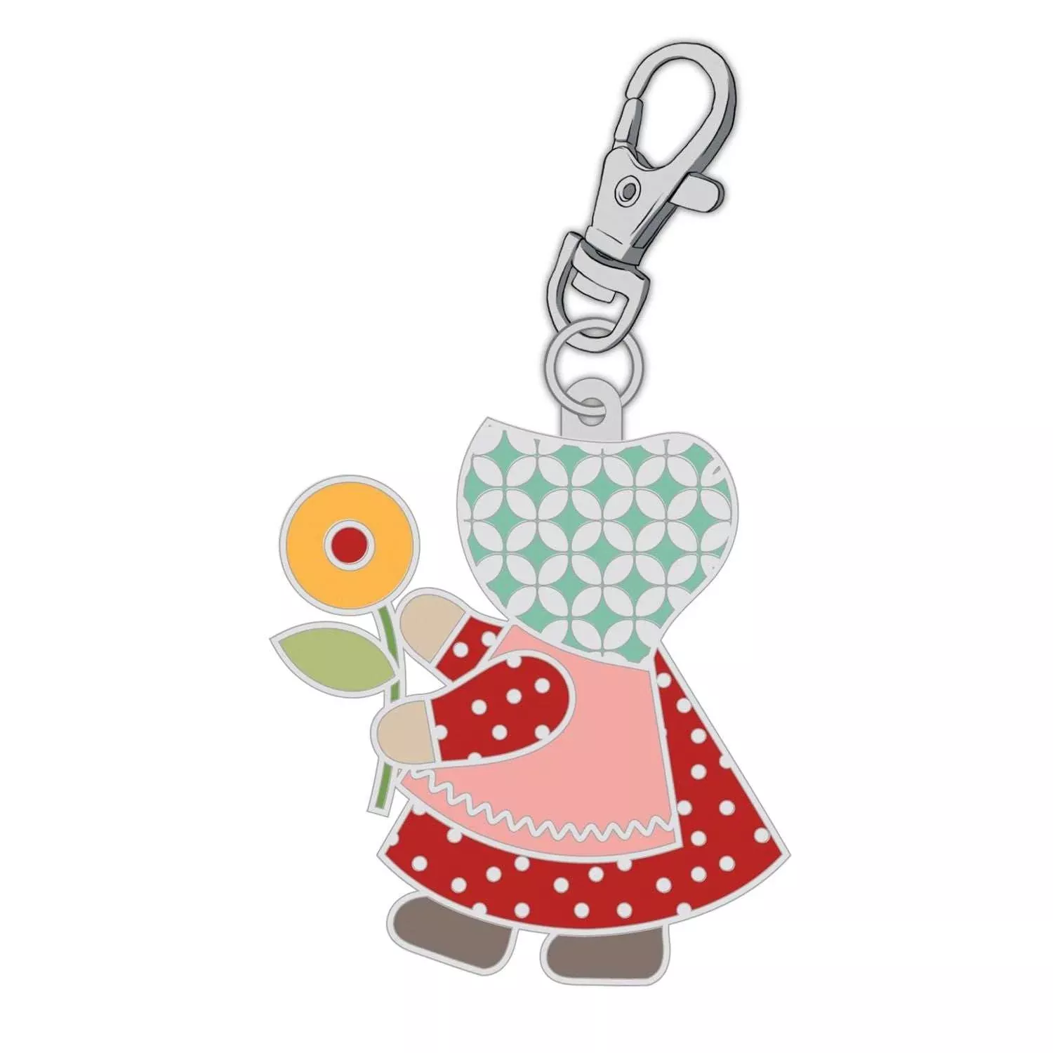 Bee Vintage Enamel Charms by Lori Holt of Bee in My Bonnet ~ Sunbonnet Sue