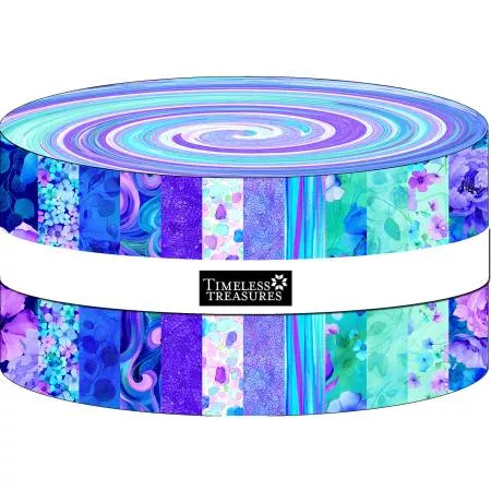*BELLAGIO PRECUTS//2.5" INCH STRIPS (JELLYROLL)//SIZE 2.5" x 43" - QTY 40 STRIPS//TIMELESS TREASURES
