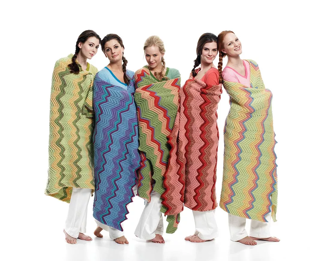 Bernat Ripple Afghan Pattern