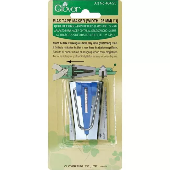 *BIAS TAPE MAKER//25MM - 1" (BLUE)//CLOVER