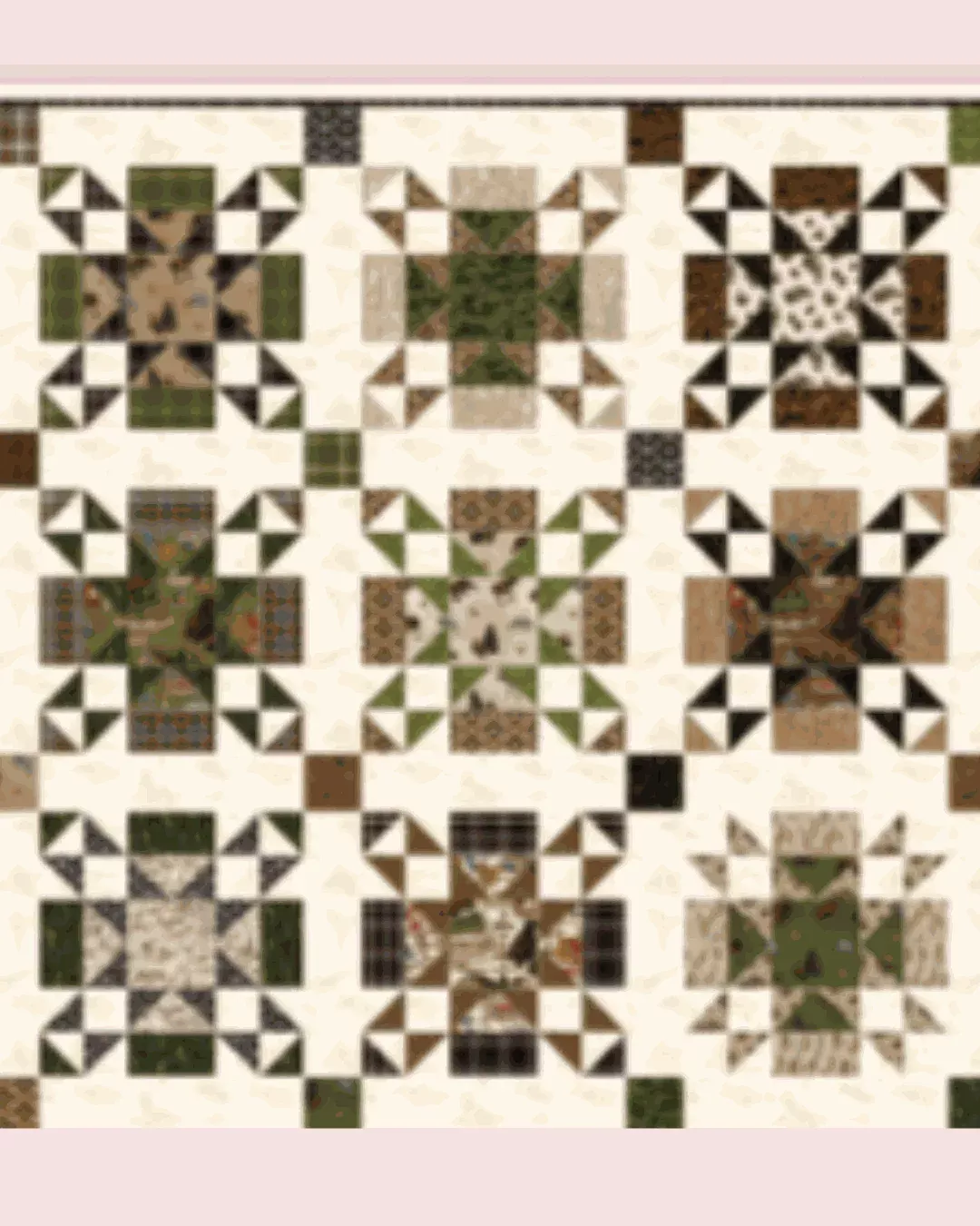 Big Ben Quilt Kit featuring Pine Grove by The RBD Designers for Riley Blake Designs - Kit includes the "Big Ben" pattern by Aria & Ava Quilts