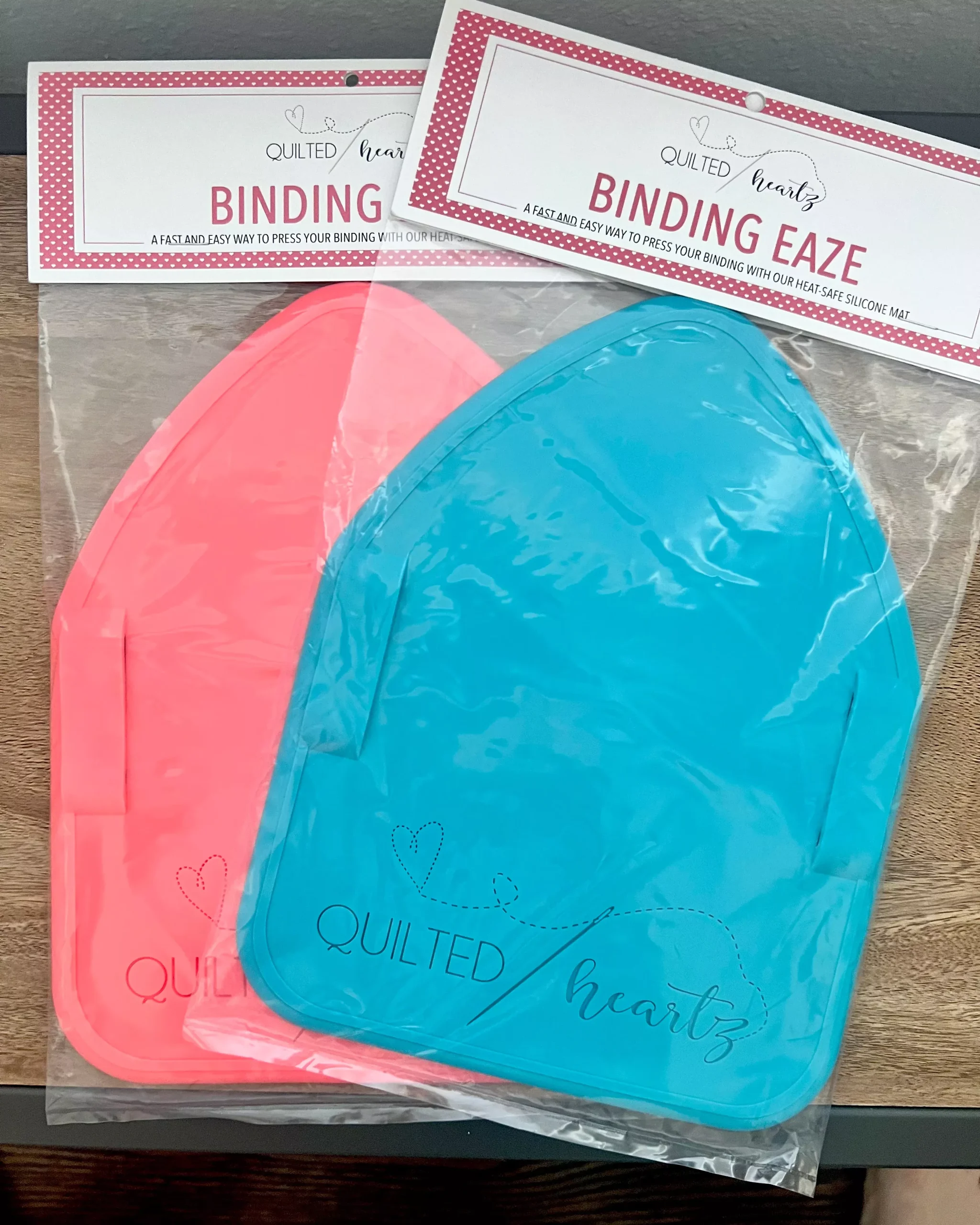 Binding Ease Quilt Binding Tool and Silicone Iron Mat!, by Quilted Heartz