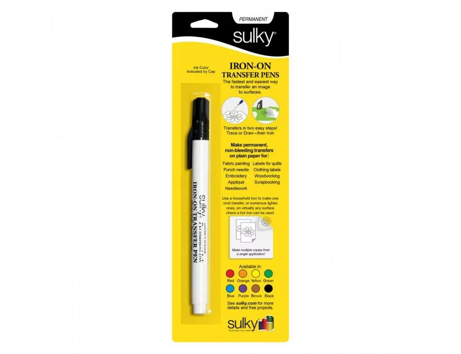Black Iron-On Transfer Pen