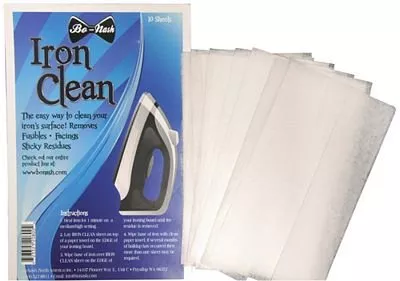 *BO NASH IRON CLEAN//10 SHEETS PER PACKAGE//BO-NASH