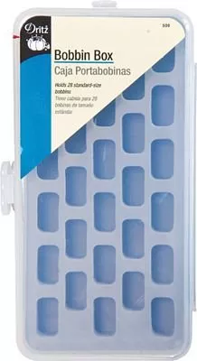 *BOBBIN BOX//HOLDS 28 STANDARD-SIZE BOBBINS//DRITZ