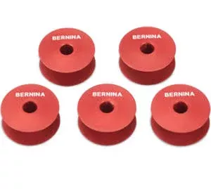 BOBBIN M Q16 Q20 Q24 5 PK Pack of five bobbins for the BERNINA Q Series longarm quilting machines.