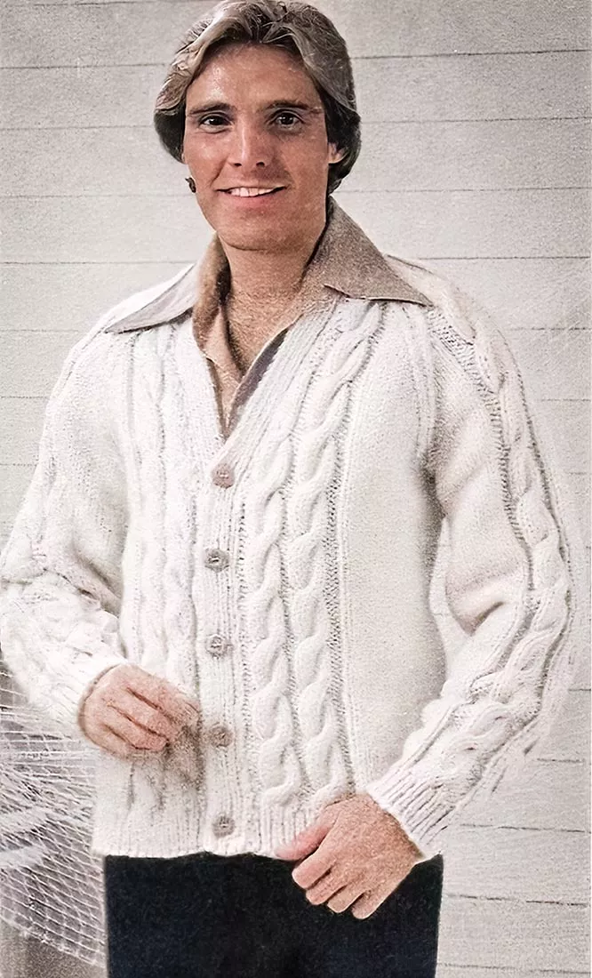 Bolero Cable V-Neck Pattern