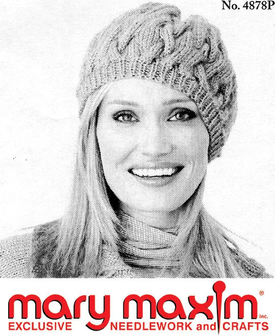Cabled Slouchy Hat Pattern