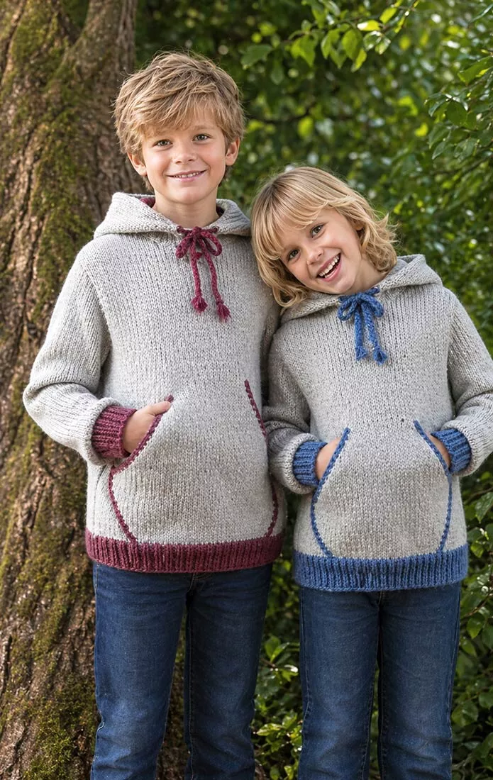 Children's Hooded Pullover Pattern